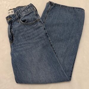 Abercrombie Kids Girls High Rise Ultra Wide Leg Jeans | 13/14 Short | EUC